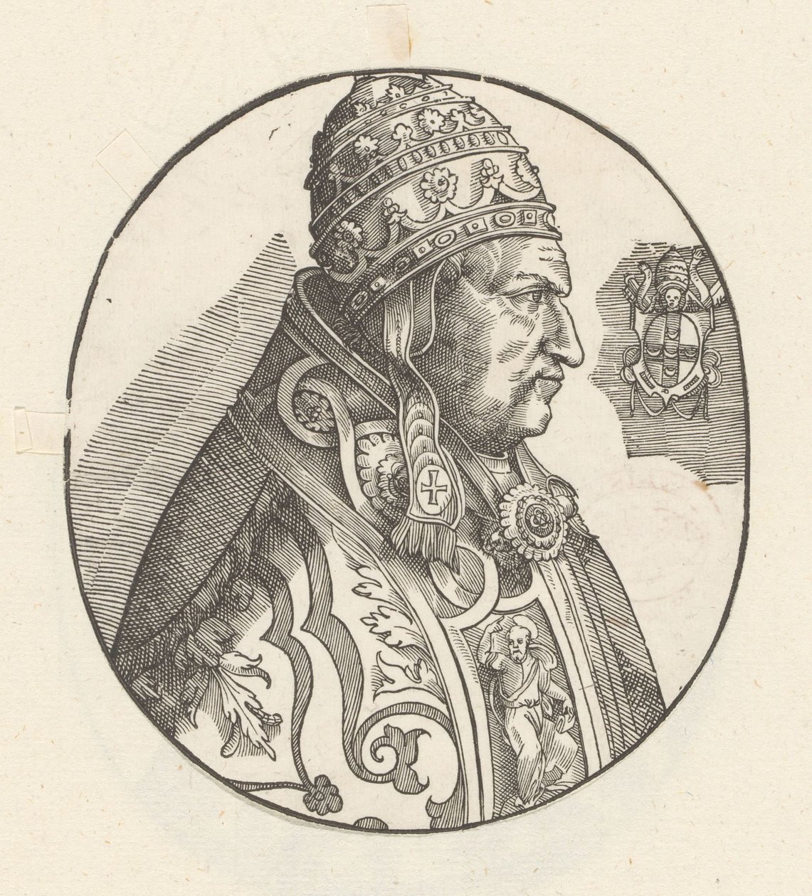 Portret van paus Pius II tekijältä Anonymous