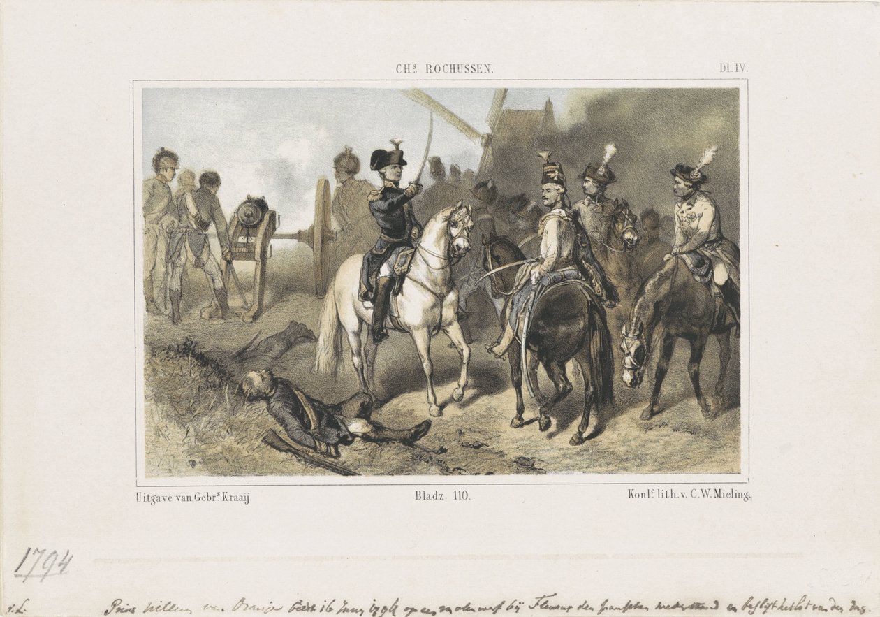 Prinssi William Fleuruksen taistelussa 1794 tekijältä Anonymous