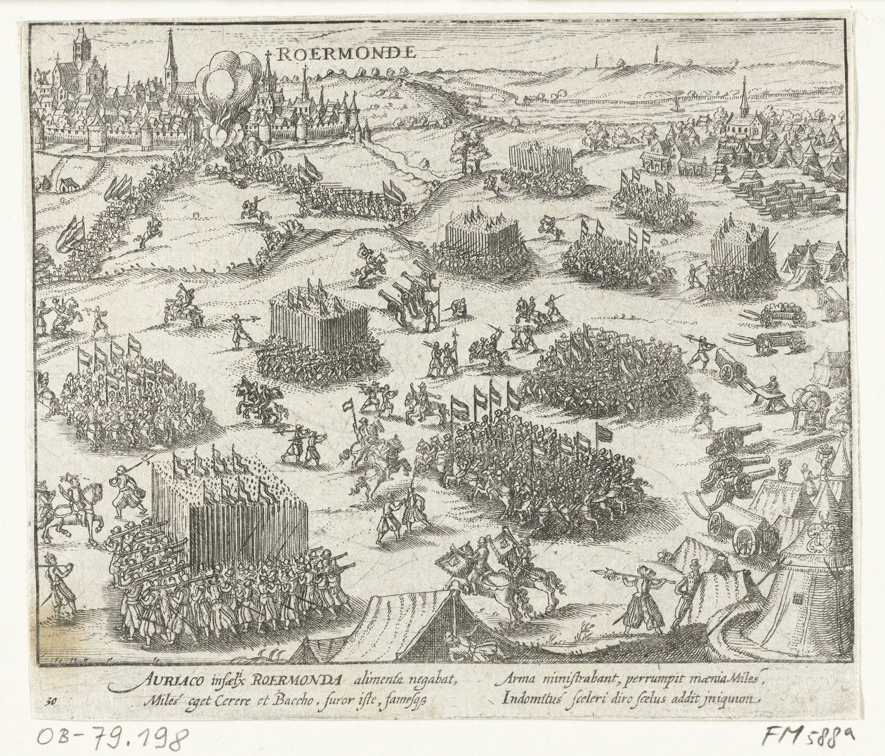 Roermondin otti William of Orange, 1572 tekijältä Anonymous
