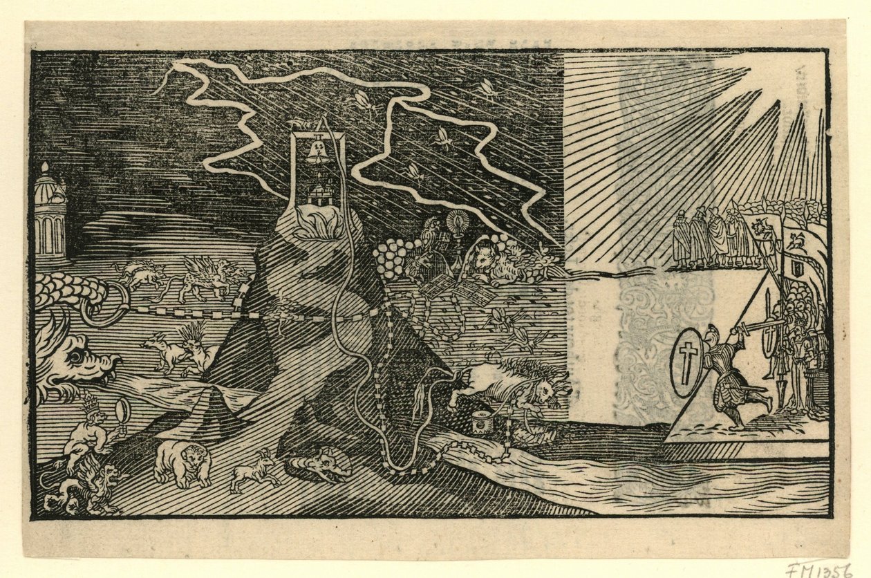 Caricatura sobre Jacobus Taurinus, 1615 finlandès tekijältä Anonymous