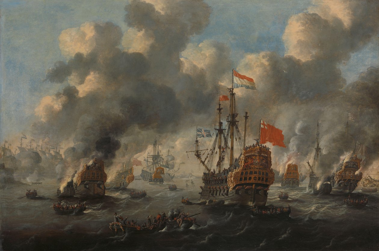 Hollannin hyökkäys Medwaylle, 1667 tekijältä Anonymous