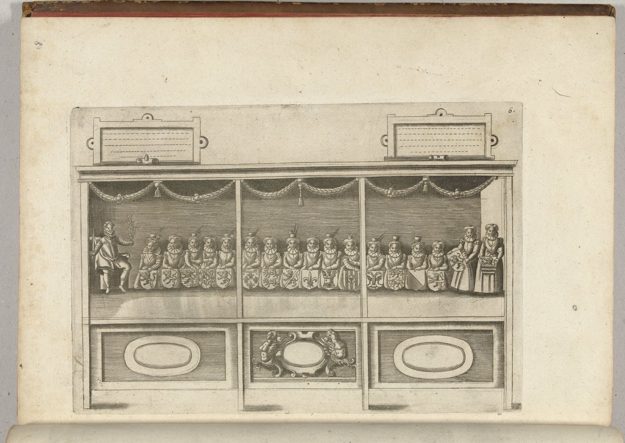 Kohtaus 17 maakunnan kanssa, 1594 tekijältä Anonymous