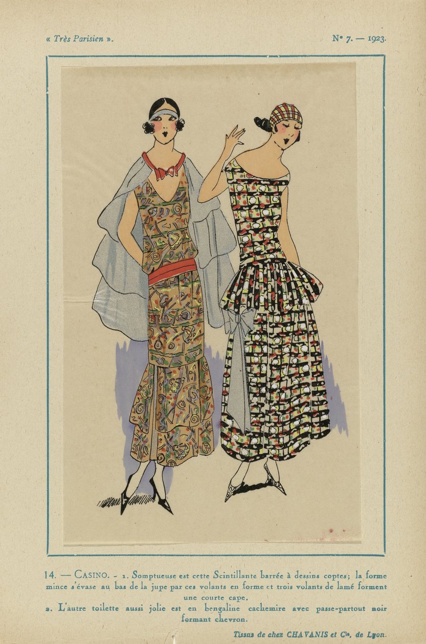 Hyvin pariisilainen, 1923, nro 7: 14.- KASINO. / 1. Ylellinen on tämä Sparkling... tekijältä Anonymous