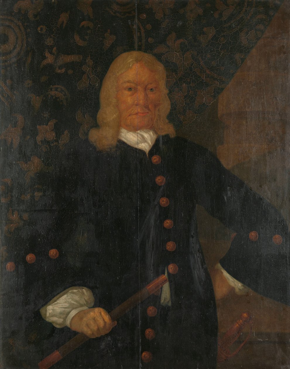 Willem van Outhoorn (1691-1704) Muotokuva Willem van Outhoornista, Hollannin Itä-Intian kenraalikuvernööristä tekijältä Anonymous