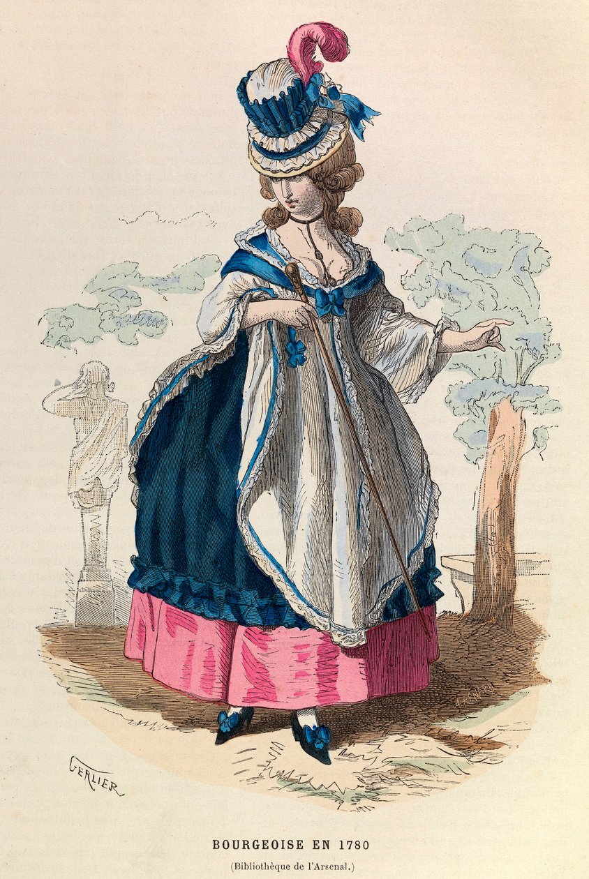 Porvari vuonna 1780 - yksityinen kokoelma tekijältä Anonymous Anonymous