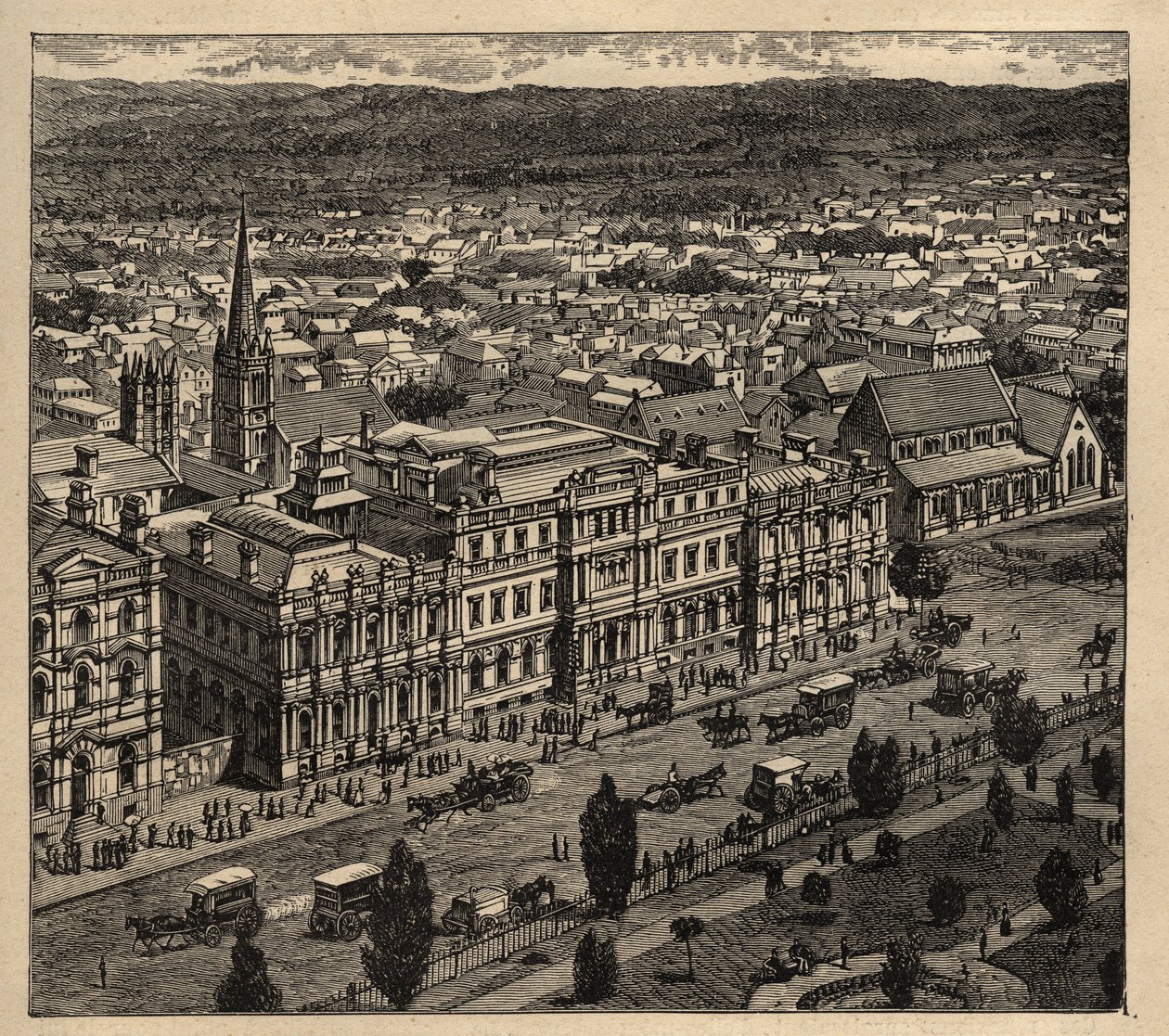 Adelaide - Australia - 1890 - kaiverrus 1890 tekijältä Anonymous Anonymous