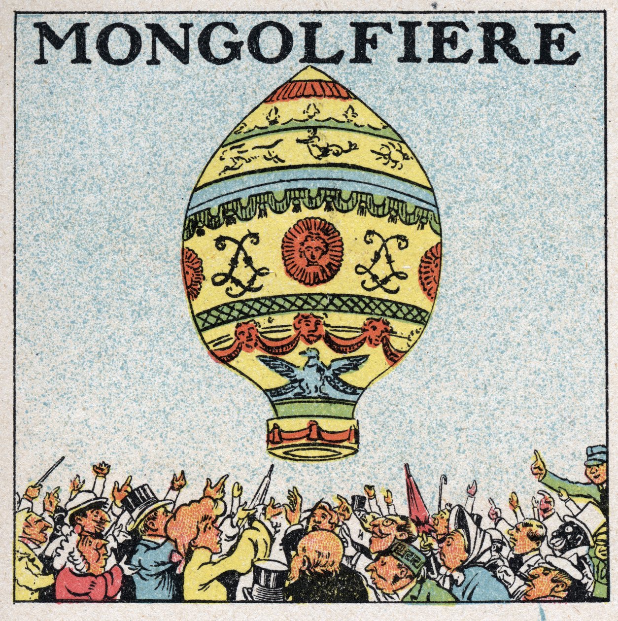 Ilmapallot: Montgolfier-veljesten ilmapallo 19. syyskuuta tekijältä Anonymous Anonymous