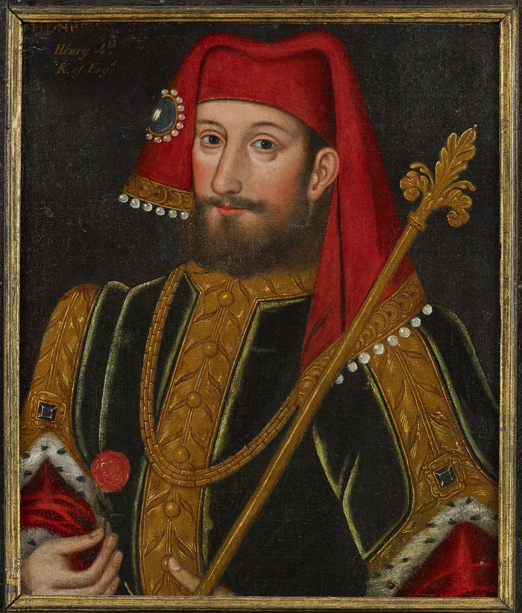 Barokki: Englannin kuningas Henrik IV (1367-1413), Anonymous, n. 1600. Öljy puulle, 50,5x43. Yksityinen kokoelma tekijältä Anonymous Anonymous