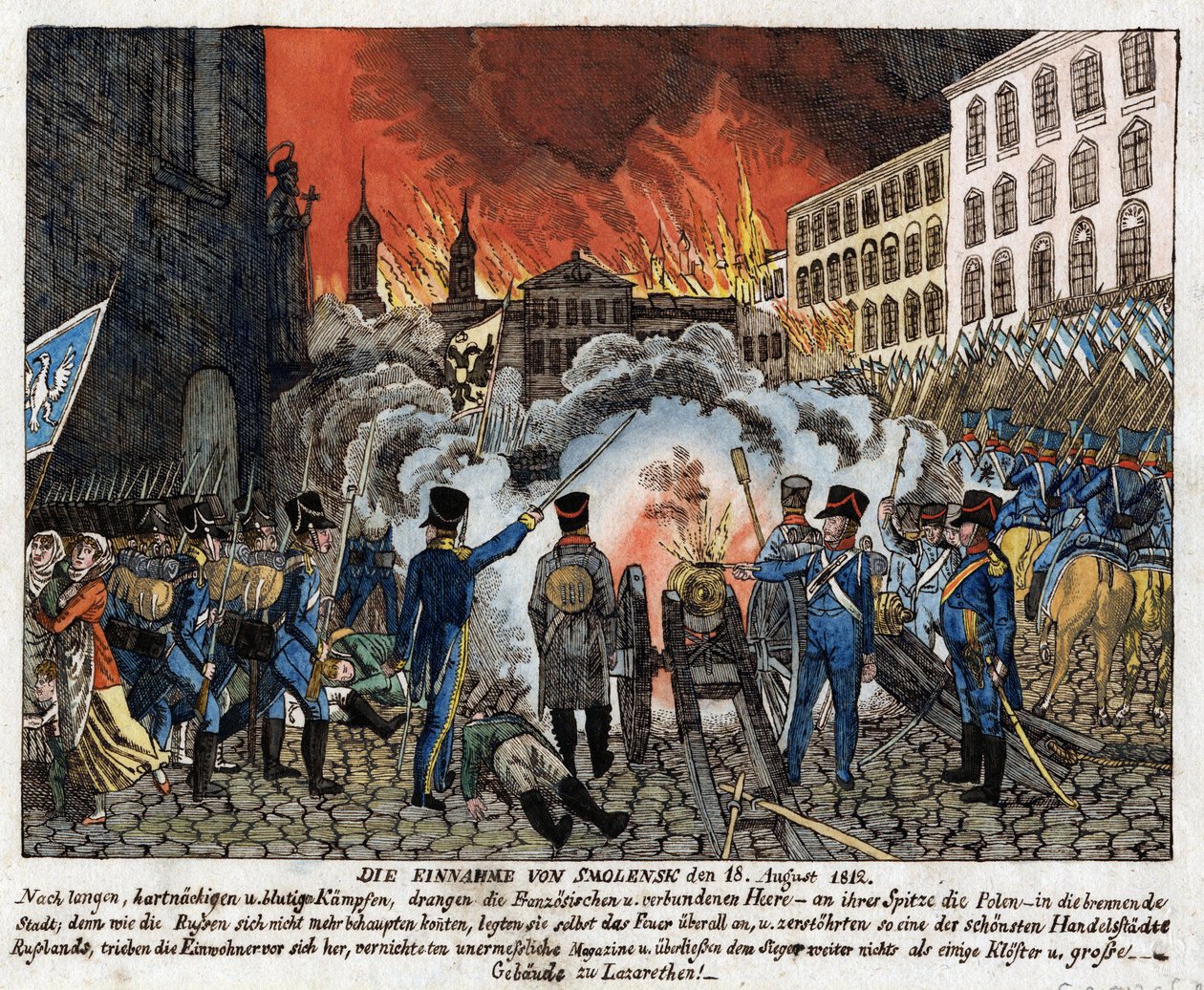 Bataille de Smolensk (1812) - Smolenskin valtaus 18. elokuuta tekijältä Anonymous Anonymous