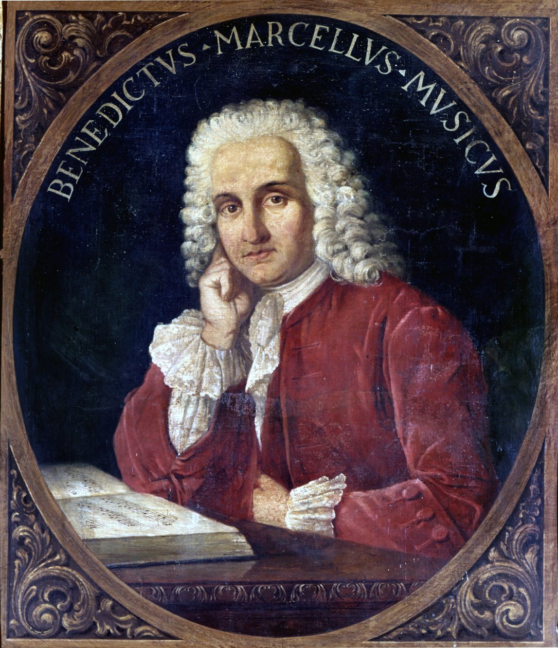 Benedetto Marcello (1686-1739) italialainen säveltäjä, anonyymi maalaus 1700-luvulta. Venetsia tekijältä Anonymous Anonymous