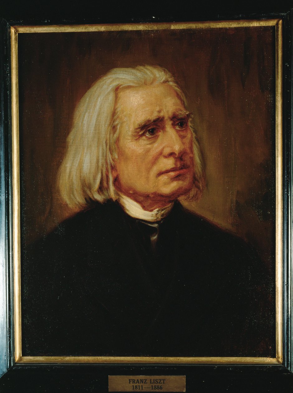 Säveltäjä Franz Liszt ... (maalaus kankaalle) tekijältä Anonymous Anonymous