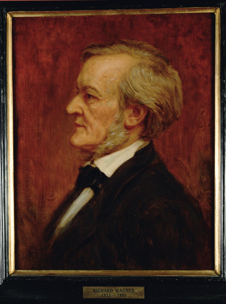 Säveltäjä Richard Wagner ... (maalaus kankaalle) tekijältä Anonymous Anonymous