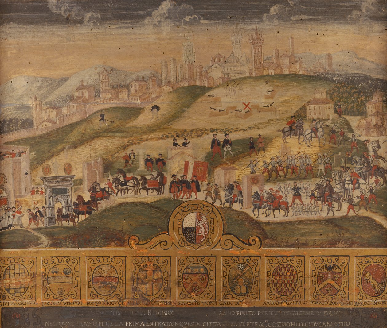 Herttua Cosimo I de Medici saapuu Sienaan tekijältä Anonymous Anonymous