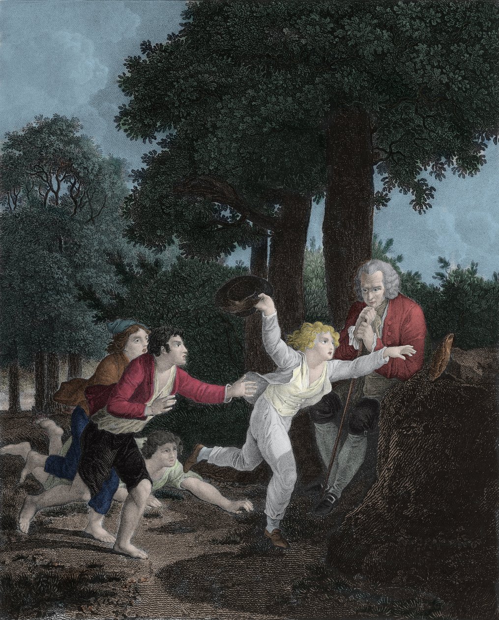 Emile voittaa kuvituskilpailun sveitsiläisen filosofin Jean Jacques (Jean-Jacques) Rousseaun (1712-1778) "Emile or De l