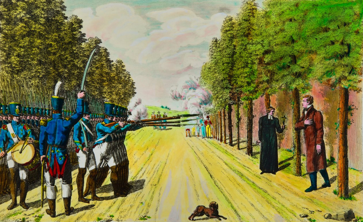Enghienin herttuan teloitus (Louis Antoine de Bourbon Conde tekijältä Anonymous Anonymous