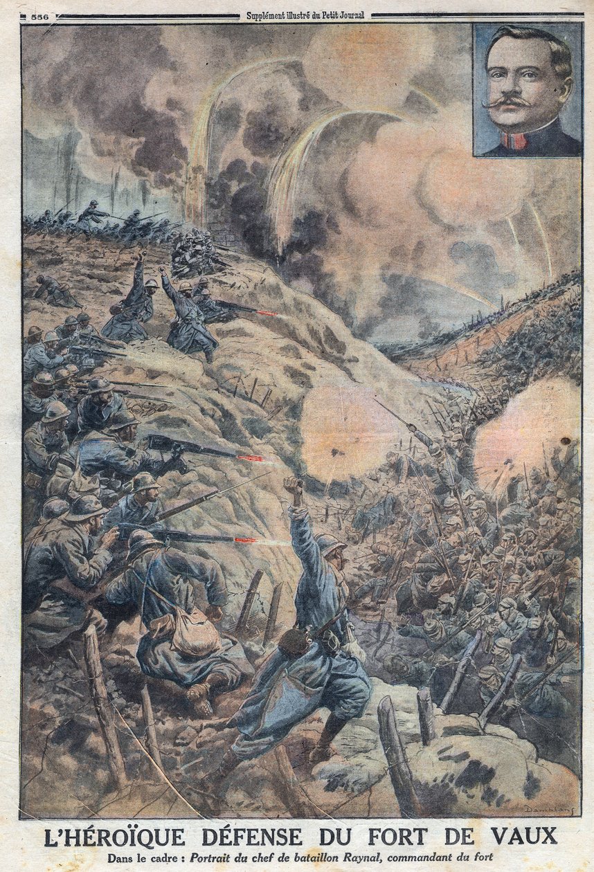 Ensimmäinen maailmansota 1914-1918 (sota 14-18). Fort de Vaux