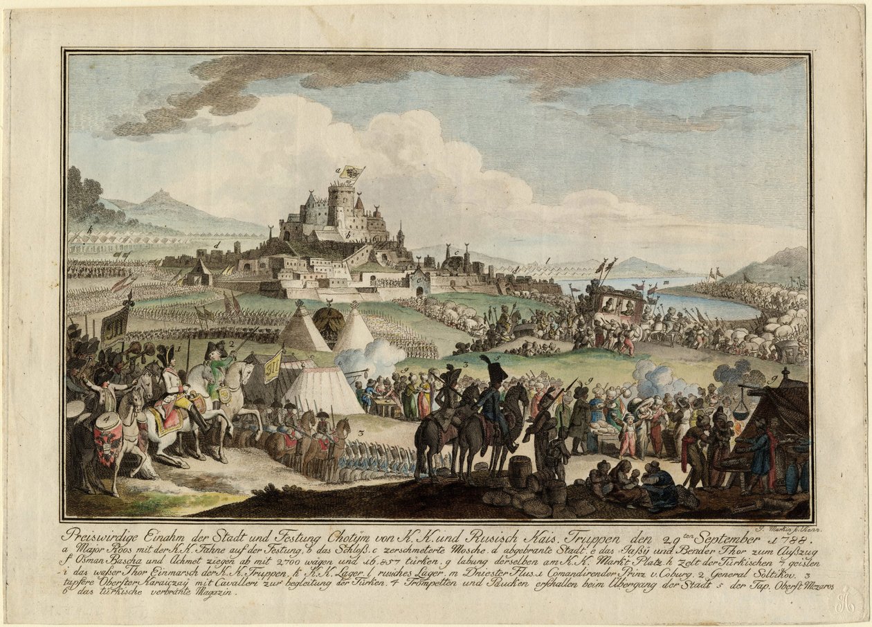 Guerre russo-turque de 1787-1792 - Venäjän armeija valtasi Khotynin 29. syyskuuta tekijältä Anonymous Anonymous