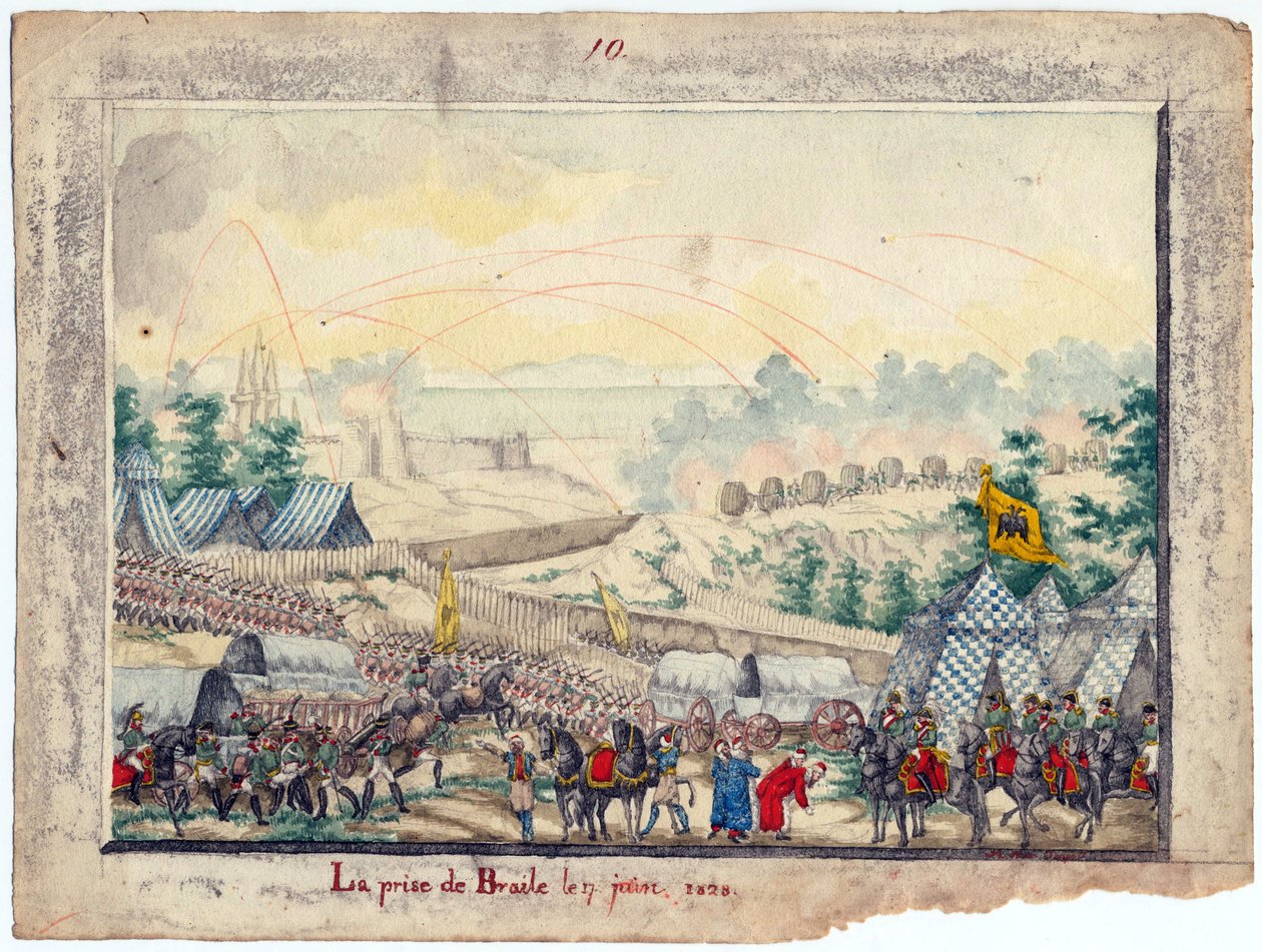 Guerre russo-turque de 1828-1829 - Brailovin linnoituksen valloitus 7. kesäkuuta tekijältä Anonymous Anonymous