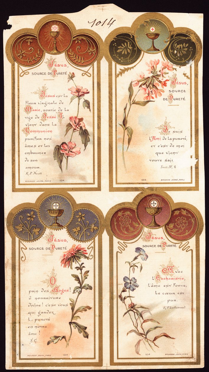 aJesús font de les meves oracions pures. Imatge pietosa. Postal. El començament del segle XX. Col·lecció privada finlandès tekijältä Anonymous Anonymous