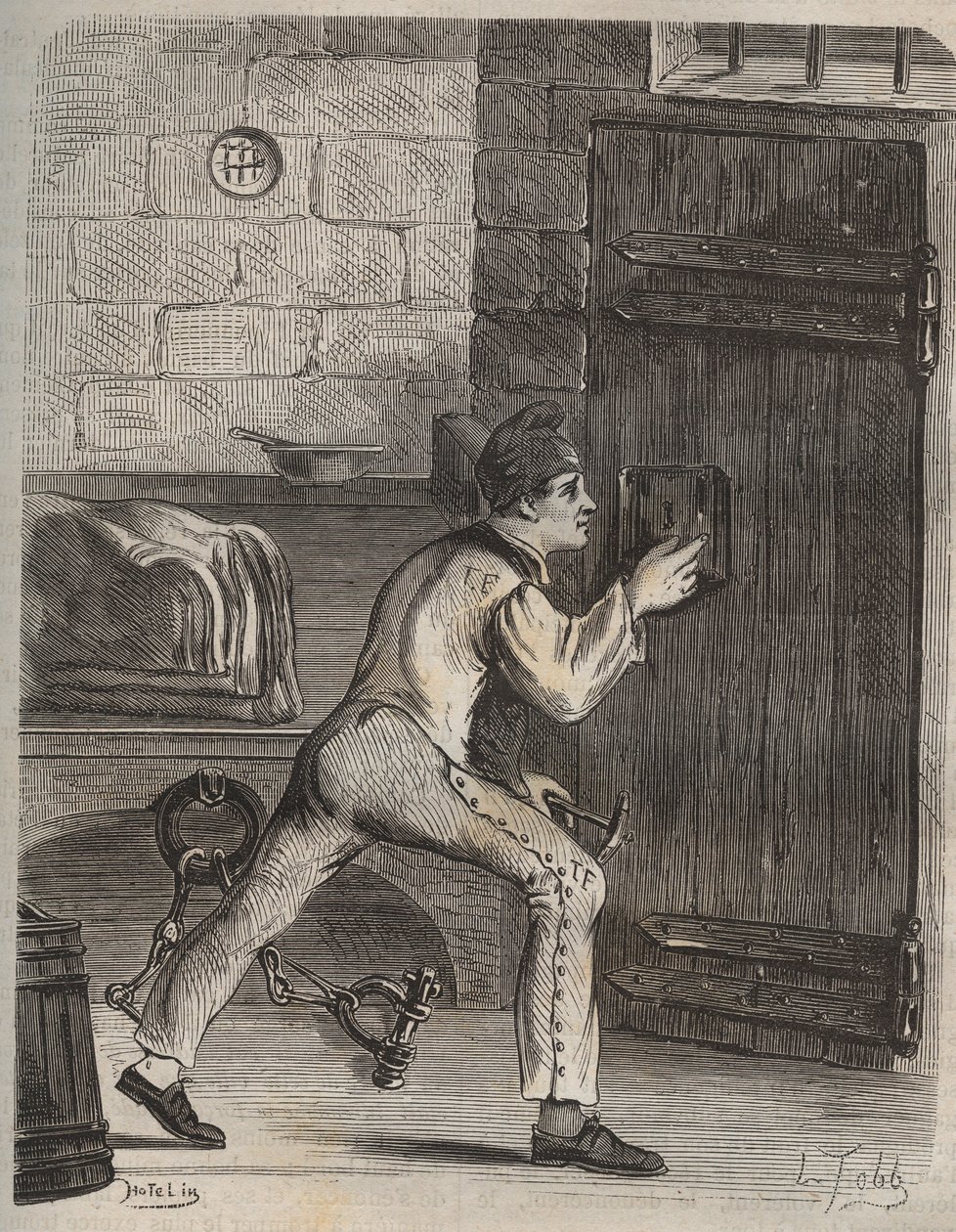 Le convict Blouet - Kaiverrus Pierre Zacconen (1817-1895) teokseen Vankien historia heidän luomisestaan ​​nykypäivään (1877) (Colonia Penale - Rangaistussiirtokunta) Yksityinen kokoelma tekijältä Anonymous Anonymous