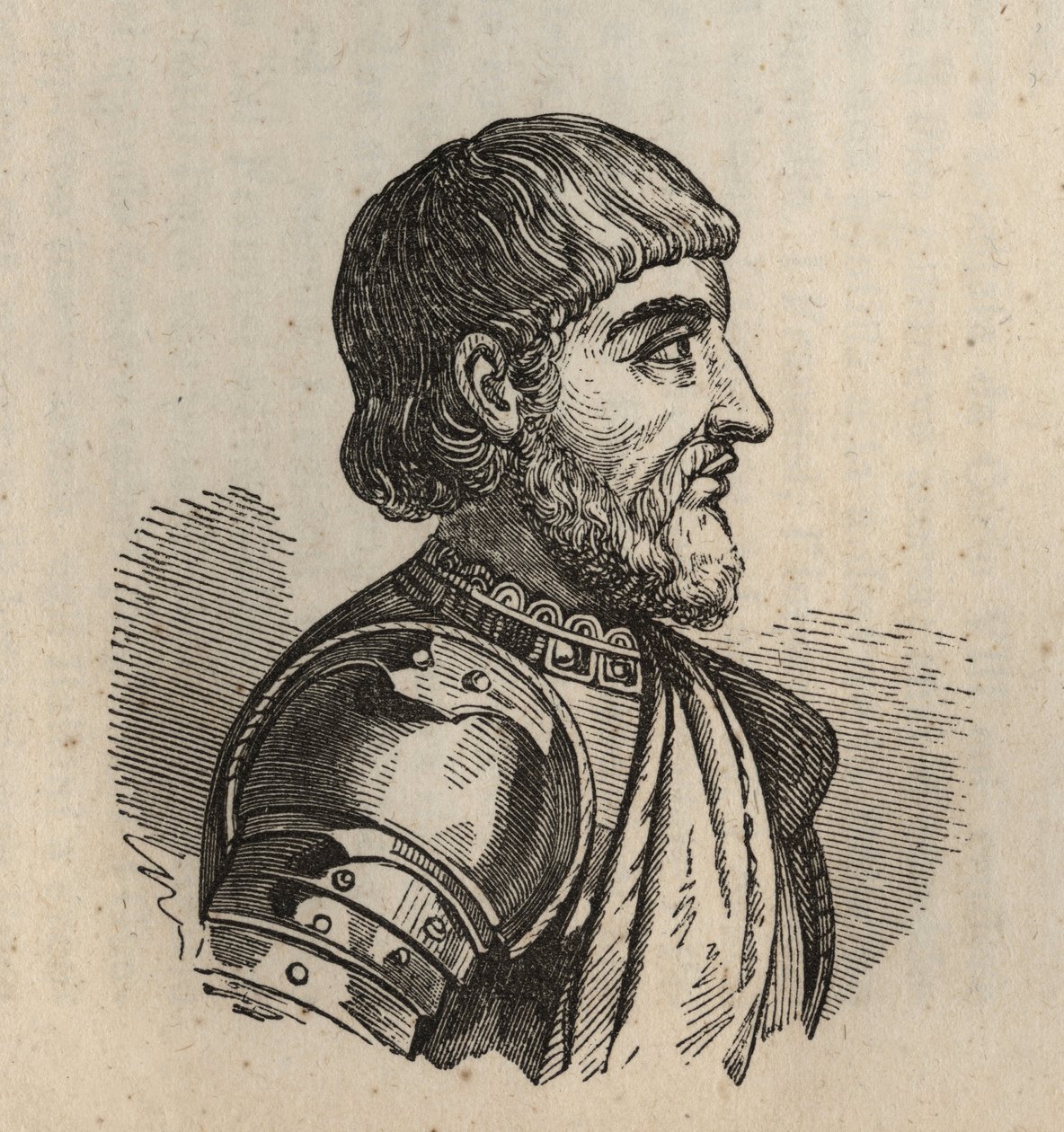 Matteus Viscontin mukaan (Mathieu II Visconti) - Matteo II Visconti - 1319-1355 - kaiverrus - tekijältä Anonymous Anonymous