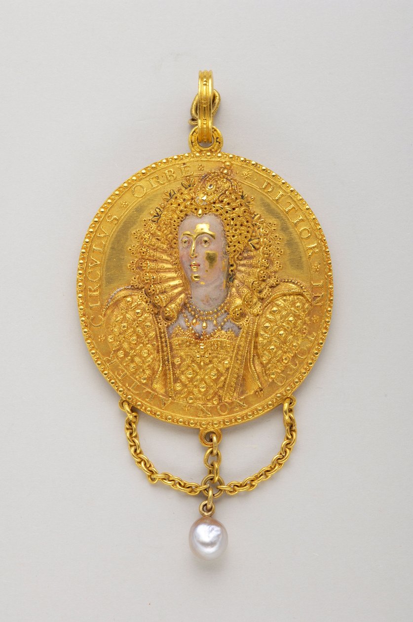 Mitali 1589 kuningatar Elizabeth I:n kunniaksi. Offverse (1500-luku) tekijältä Anonymous Anonymous