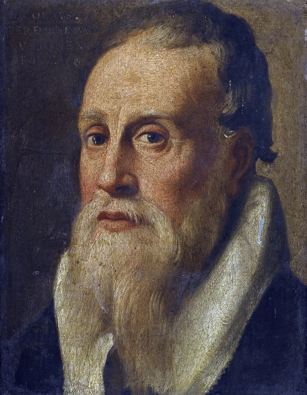 Nicolas de Verone (14eme siecle) - Muotokuva runoilijasta Nicolo da Verona par Anonymous, 1500-luvun toinen puoli. - Öljy puulle, 23,5x18,1 - Yksityiskokoelma tekijältä Anonymous Anonymous