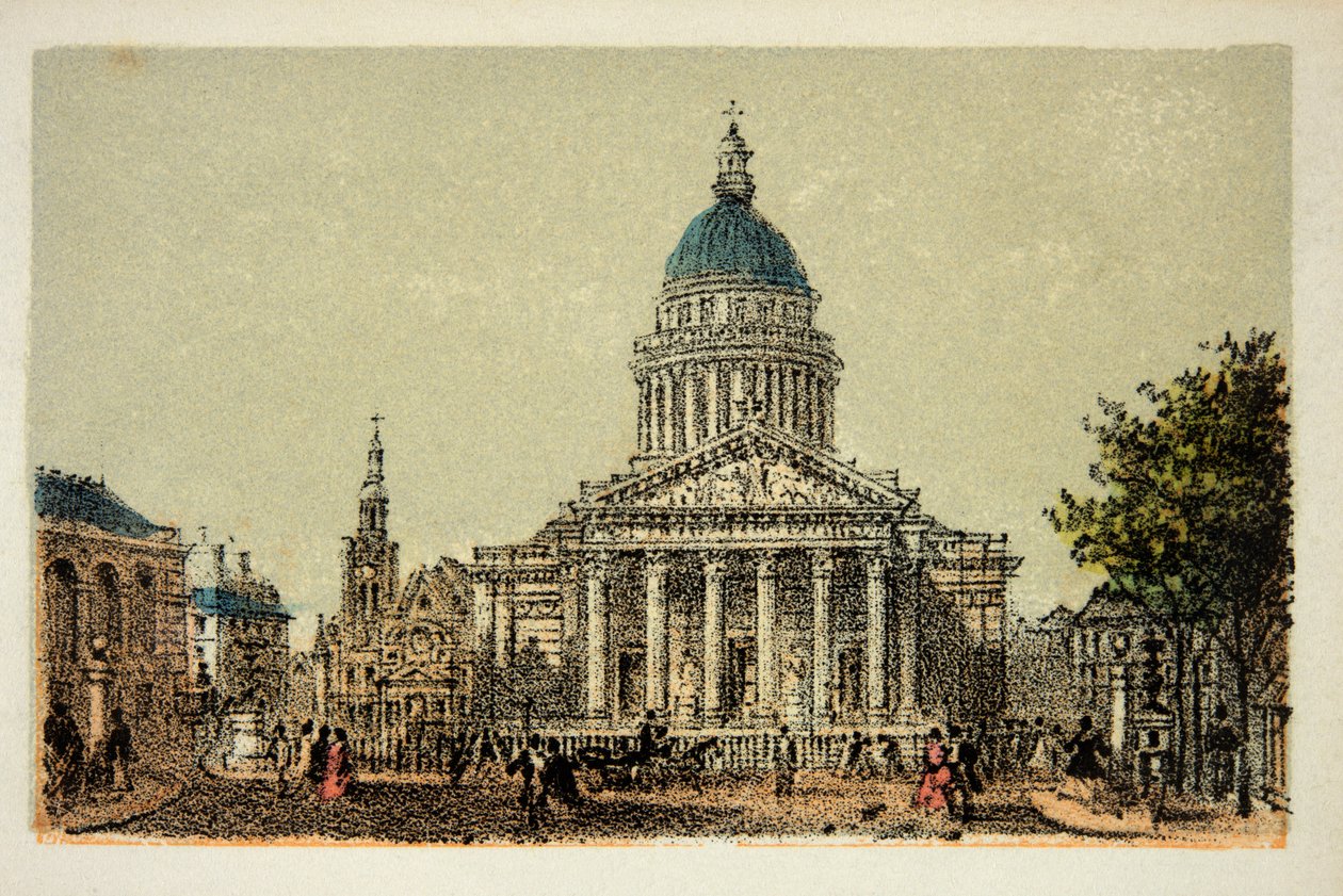 Pariisi 1874: Le Pantheon, yksityinen kokoelma tekijältä Anonymous Anonymous