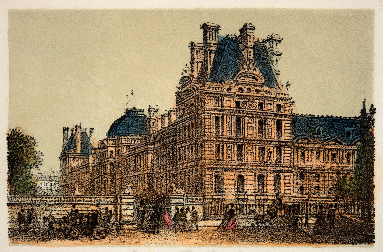 Pariisi 1874: Les Tuileries, yksityinen kokoelma tekijältä Anonymous Anonymous