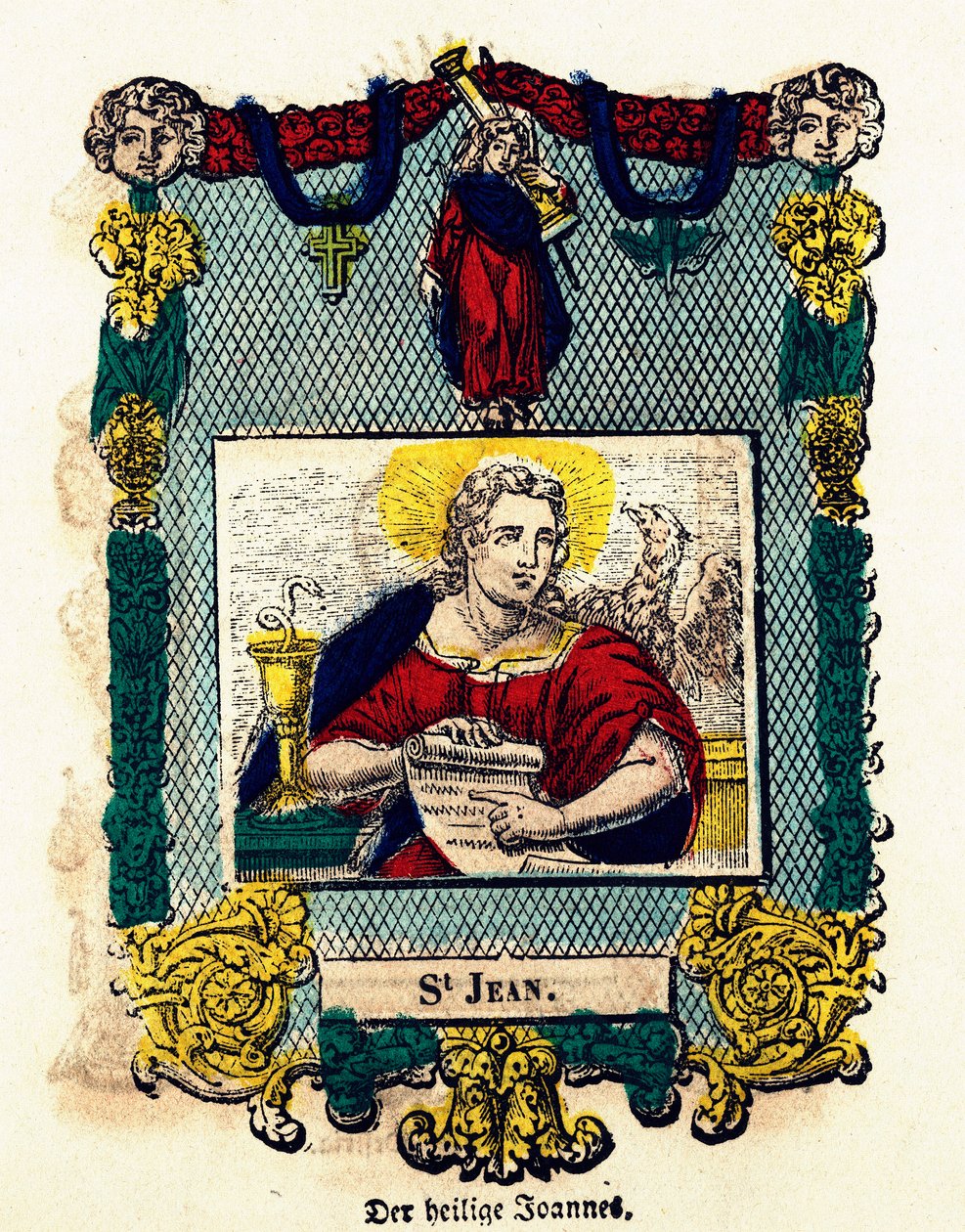 Hurskas kuva: Saint John. Kaiverrus 1800-luvulta Yksityinen kokoelma tekijältä Anonymous Anonymous