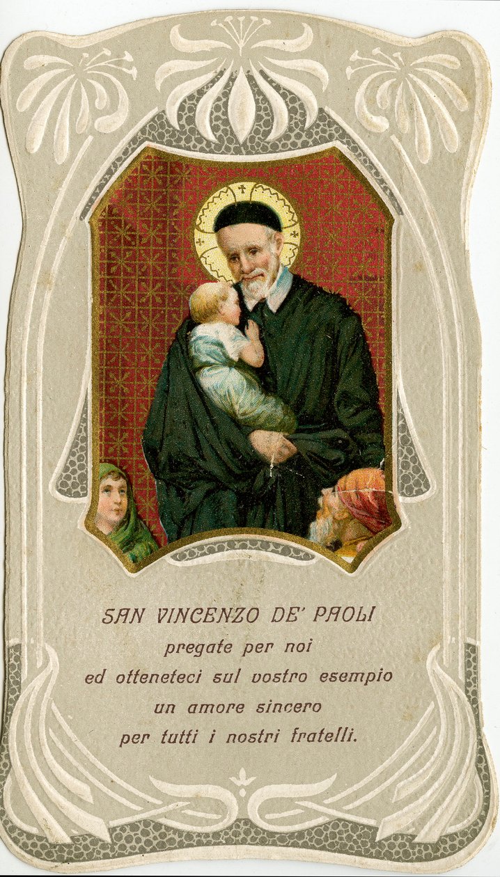 Hurskas kuva: St Vincent de Paul (kromolitografia) tekijältä Anonymous Anonymous