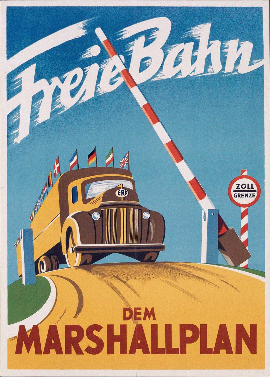 Plan Marshall ou Program de retablissement europeen (European Recovery Program ou ERP) (1948-1952) - Ilmainen pääsy Marshall Plan par Anonymous tekijältä Anonymous Anonymous