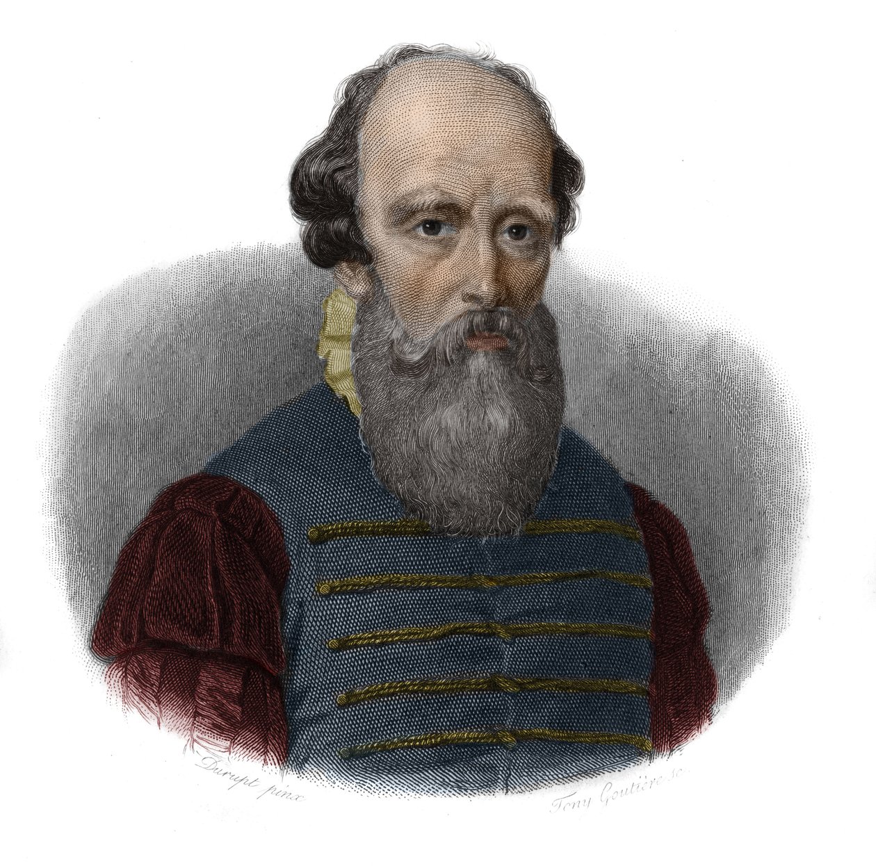 Bernard Palissyn (1510 - 1589) muotokuva teoksessa "" Hyödyllisten miesten muotokuvia ja historiaa: miesten ja naisten kaikista maista ja kaikista olosuhteista, jotka ovat saaneet oikeuden miesten tunnustukseen", julkaisi ja levitti Montyon- ja Franklin-yh tekijältä Anonymous Anonymous