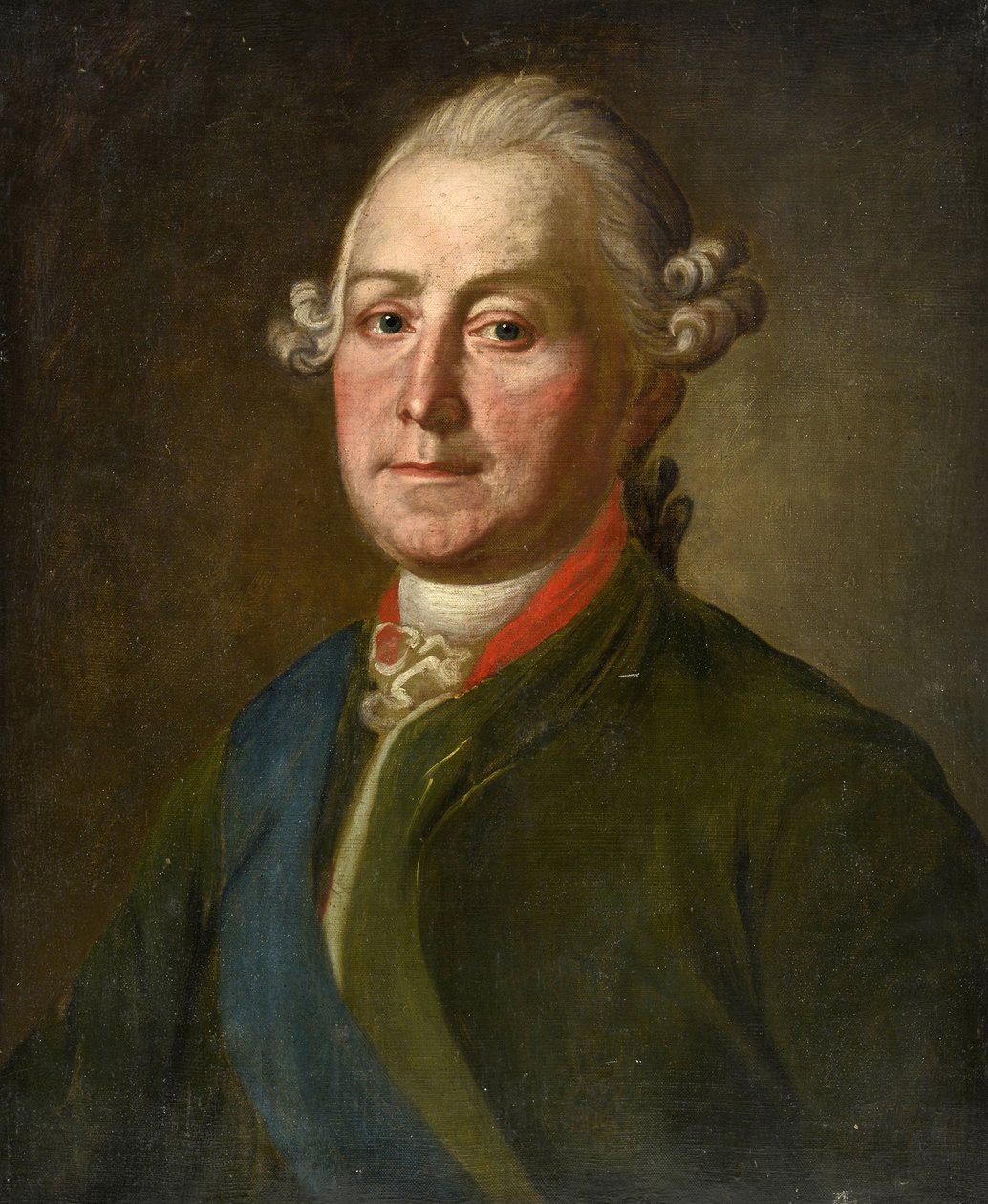 Lev Aleksandrovitš Naryshkinen muotokuva (Lev Aleksandrovitš Naryshkin) (1733-1799) - nimetön, 1700-luvun toinen puoli. - Öljy kankaalle, 55x45 - Yksityiskokoelma tekijältä Anonymous Anonymous