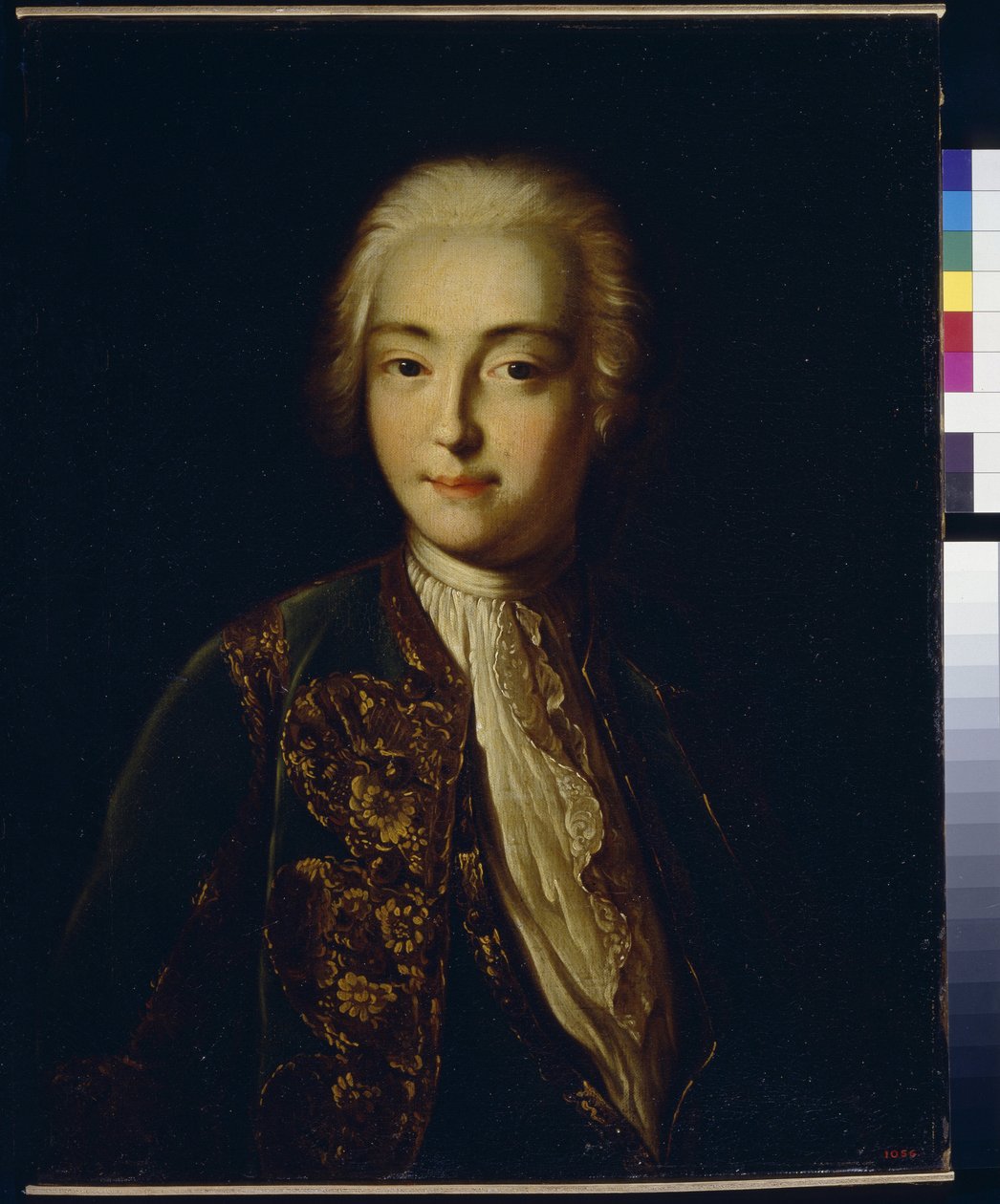 Suurherttuatar Elisabeth Petrovnan muotokuva (1709-1761) (Suurherttuatar Elisabeth Petrovnan muotokuva). Myöhempi Venäjän keisarinna Elisabeth I tunnettiin nimellä La Clemente 1741–1762. Nimetön maalaus, öljy kankaalle, 1700-luvun puoliväli. art ro tekijältä Anonymous Anonymous