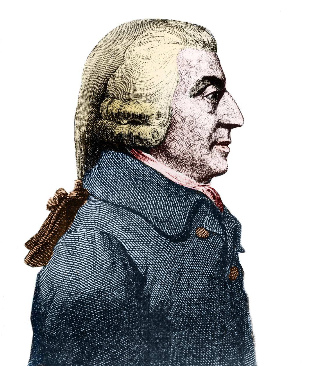 Adam Smithin (1723 - 1790), skotlantilaisen filosofin ja taloustieteilijän muotokuva. tekijältä Anonymous Anonymous
