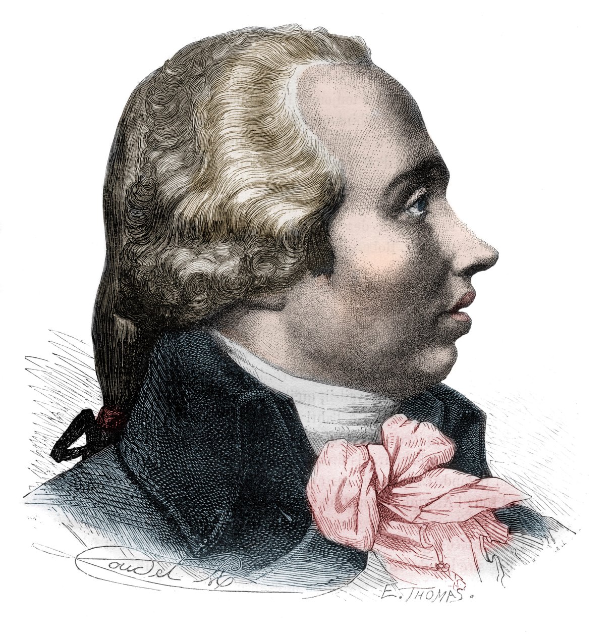 Adrien-Marie Legendren (1752-1833) muotokuva ranskalainen matemaatikko (litho) - muotokuva Adrien Marie Legendre, ranskalainen matemaatikko (1752-1833) - Kaiverrus Alphonse de Lamartinen (1790-1869) kirjaan "Histoire des Girondins" 1866 - Yksityinen kokoel tekijältä Anonymous Anonymous