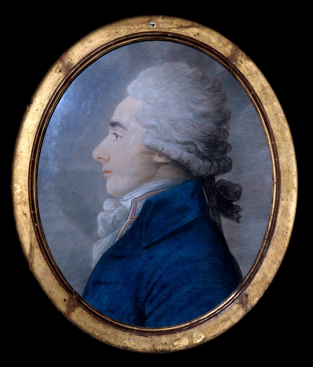 Muotokuva Aleksanteri Kreivi Lamethista (1760-1829), ranskalainen kenraali ja poliitikko Ranskan vallankumouksen aikana, Charlesin ja Theodore Anonymousin veli 1700-luvun maalauksesta tekijältä Anonymous Anonymous