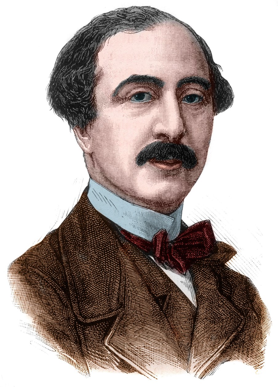Muotokuva Anatole Prevost Paradolista, ranskalaisesta toimittajasta ja poliitikosta (1829-1870). tekijältä Anonymous Anonymous