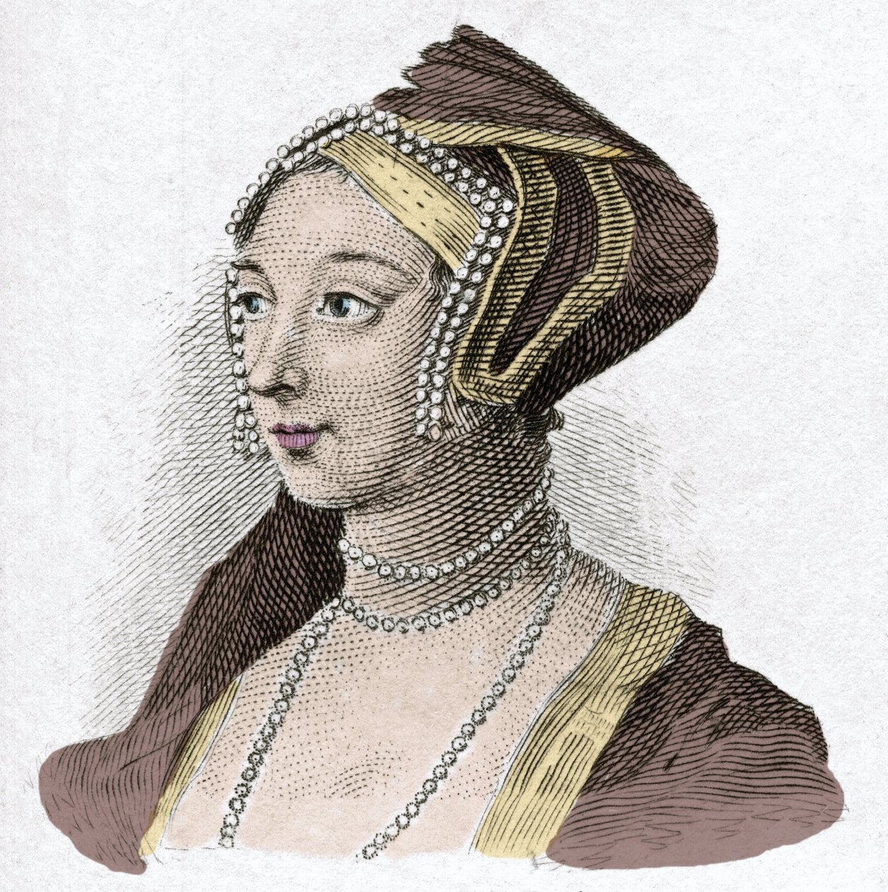 Anne de Boleynin muotokuva (Anna tai Ann Bolin ja Anne Bullen tekijältä Anonymous Anonymous