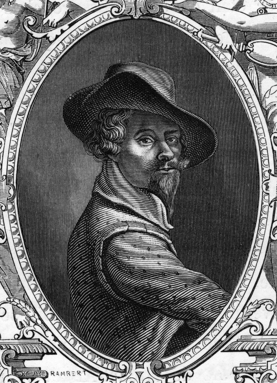 Annibale Carraccin muotokuva (Annibal Carrache tekijältä Anonymous Anonymous