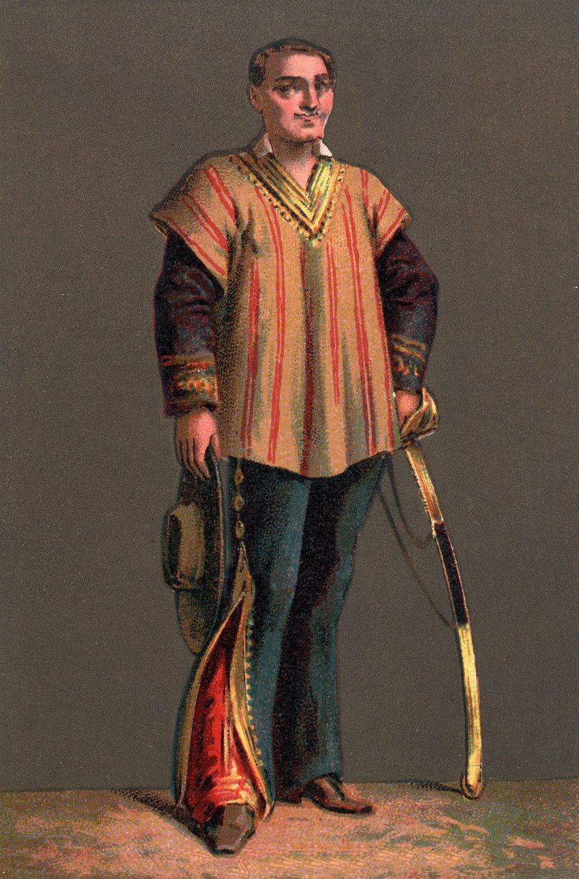 Meksikon valtiomiehen ja vallankumouksellisen BENITO PABLO JUAREZin (1806-1872) muotokuva. Kromolitografia Yksityinen kokoelma tekijältä Anonymous Anonymous