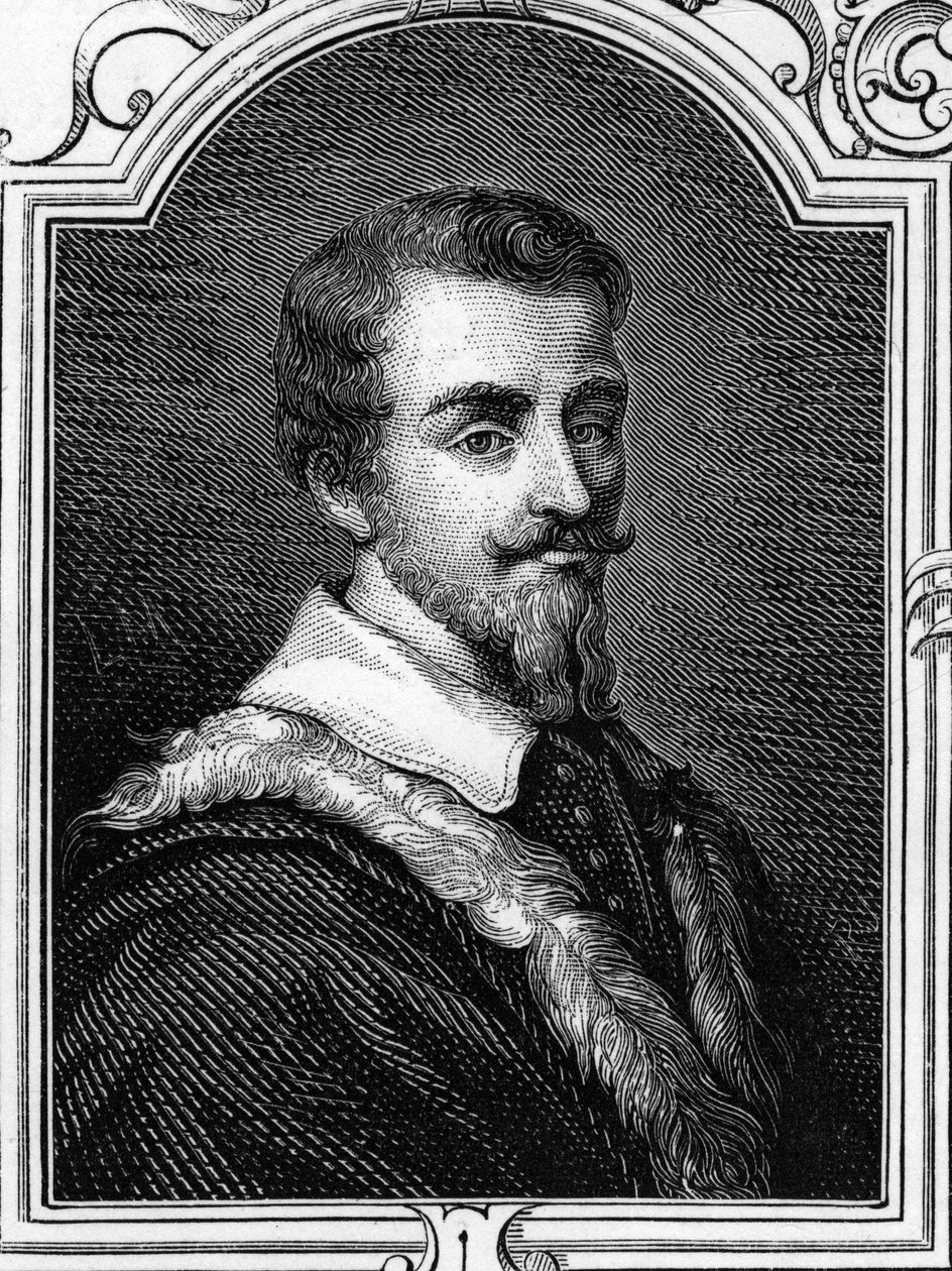 Muotokuva Camillo Procaccinista (1551 - 1629), italialainen taidemaalari. kaiverrus vuodelta 1859 Armandaudin "" gallerioissa Euroopassa - Italia"". Yksityinen kokoelma. tekijältä Anonymous Anonymous