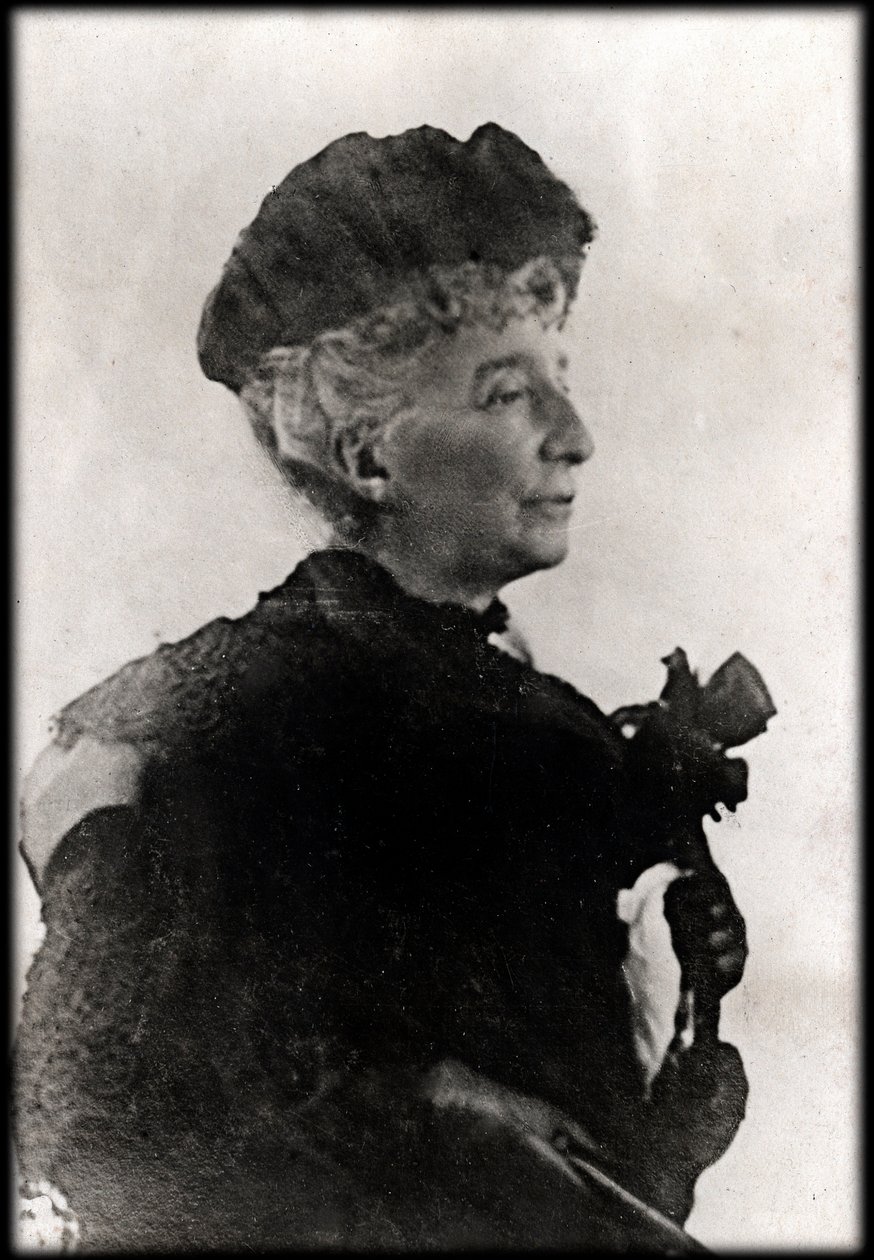 Cosima Wagnerin (1838 - 1930) muotokuva - Cosima Francesca Gaetana Wagnerin (1837 - 1930), Franz Lisztin tyttären ja Richard Wagnerin toisen vaimon muotokuva. tekijältä Anonymous Anonymous
