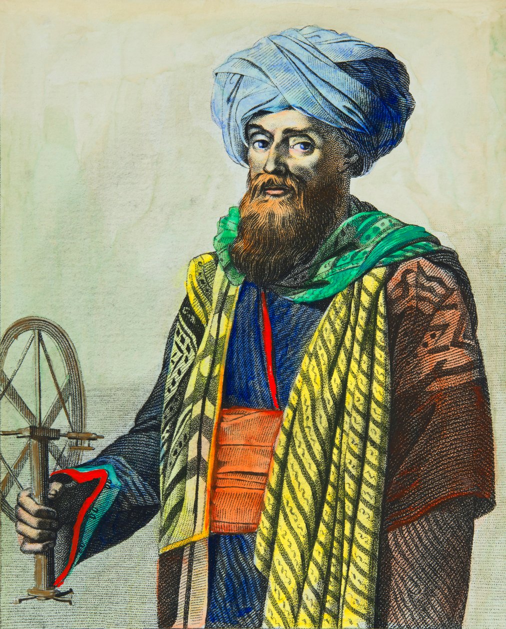 Domingo Badia y Leblich (myös Ali Bey) (1767-1818) muotokuva espanjalaisesta upseerista, Privee Collection tekijältä Anonymous Anonymous