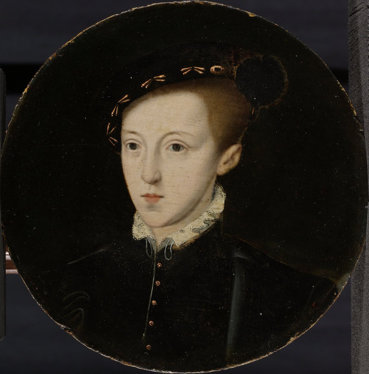 Edward VI:n (1537-1553) muotokuva, n. 1550 (öljy paneelille) tekijältä Anonymous Anonymous