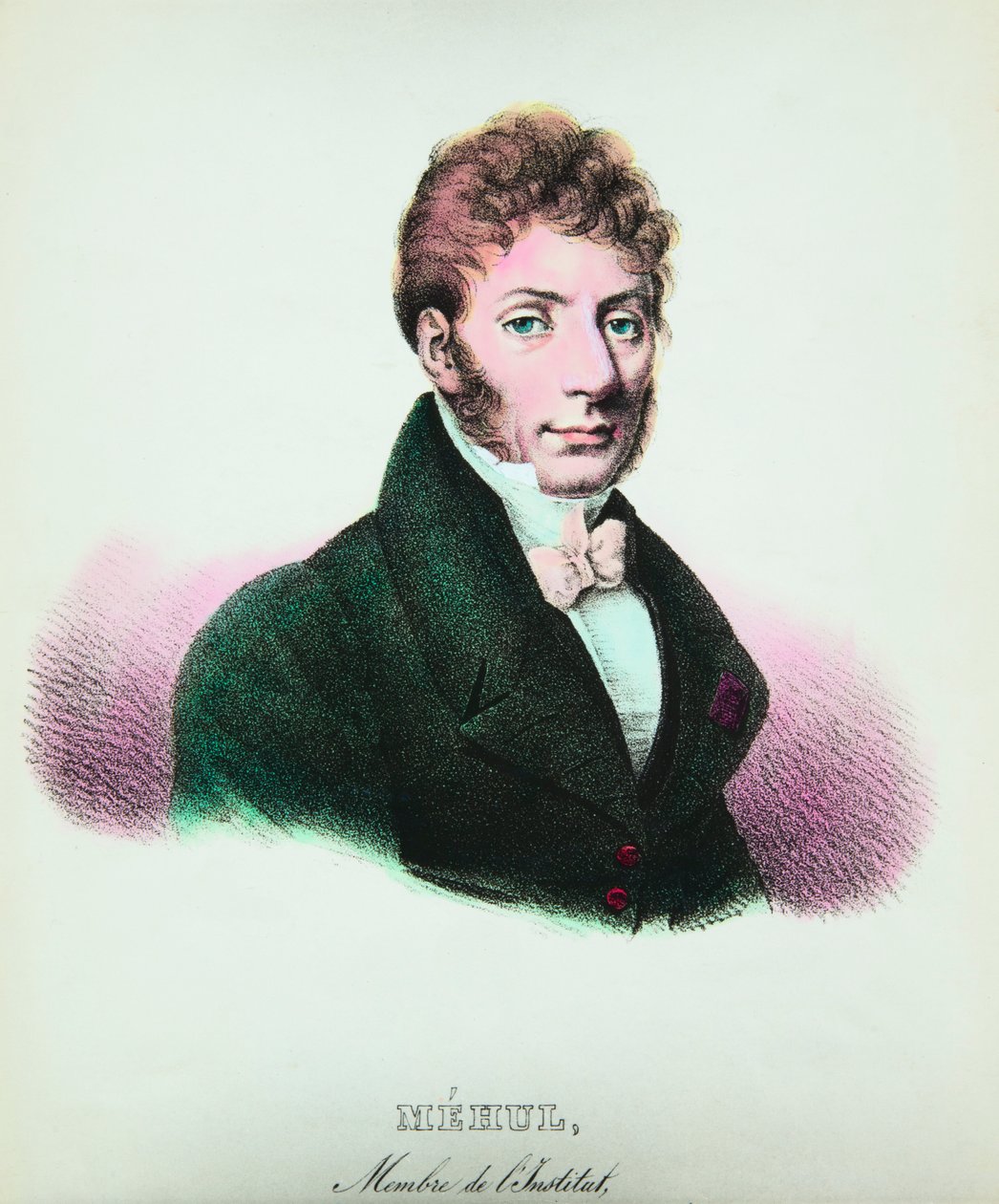 Etienne Nicolas Mehulin (1763-1817) muotokuva, säveltäjä, yksityinen kokoelma tekijältä Anonymous Anonymous