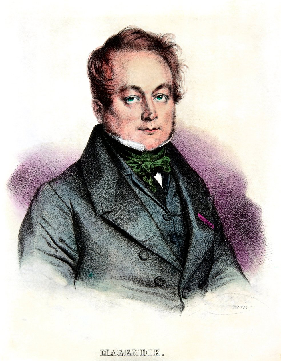 Lääkärin ja fysiologin Francois Magendien (1783-1855) muotokuva, Privee Collection tekijältä Anonymous Anonymous