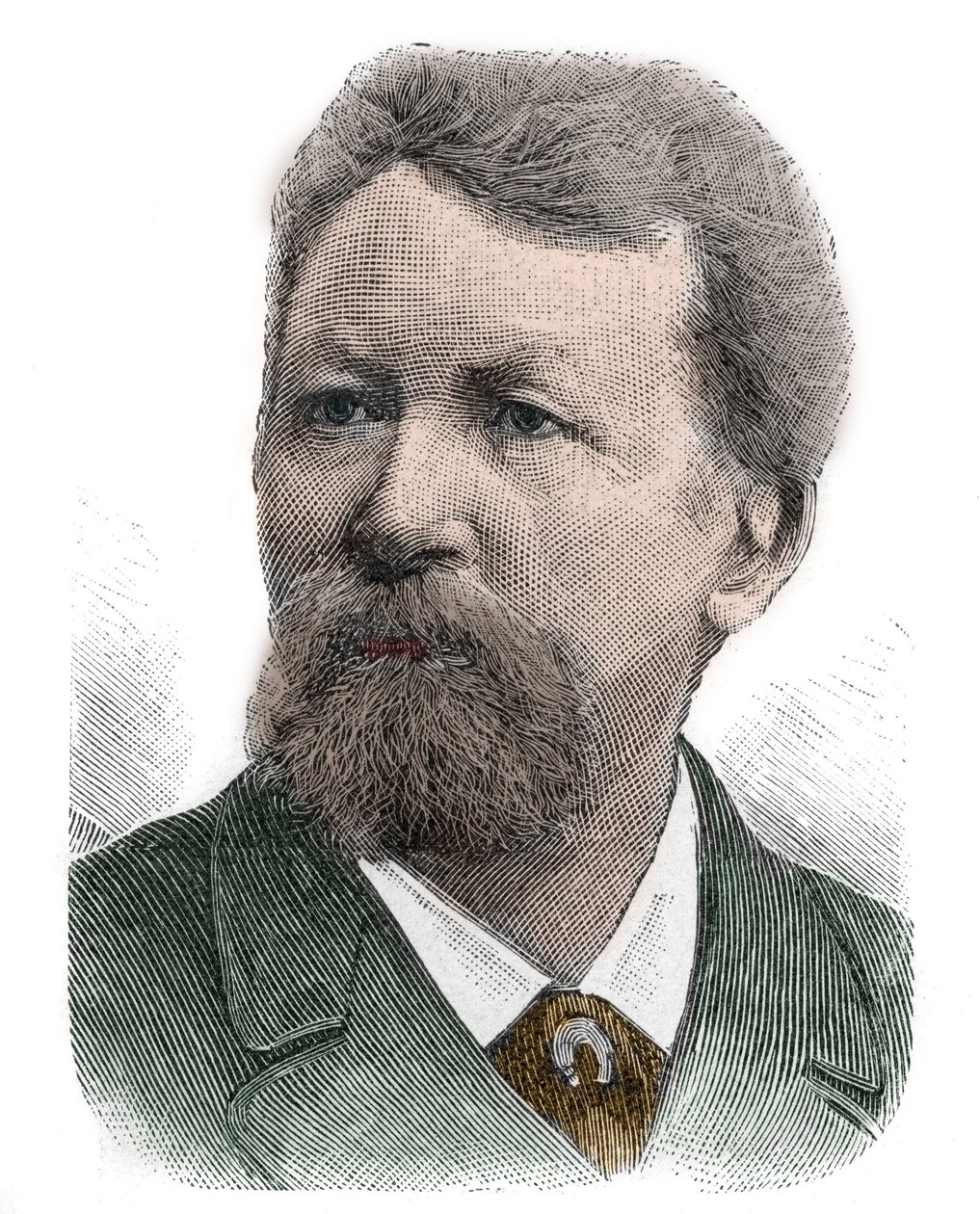 Muotokuva Friedrich Gerhard Rohlfsista (1831-1896) saksalainen maantieteilijä, tutkimusmatkailija, kirjailija ja seikkailija - Friedrich Gerhard Rohlfs, saksalainen maantieteilijä, Afrikan tutkimusmatkailija ja kirjailija tekijältä Anonymous Anonymous