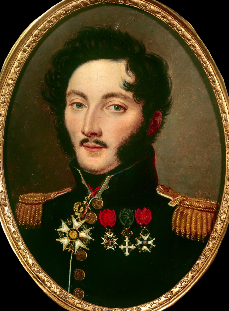 Kenraali Baron Gourgaudin (1783-1852) muotokuva, Anonyymi maalaus. 1800-luvun yksityinen kokoelma tekijältä Anonymous Anonymous